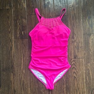 Vibrant Pink Women's One-Piece Swimsuit